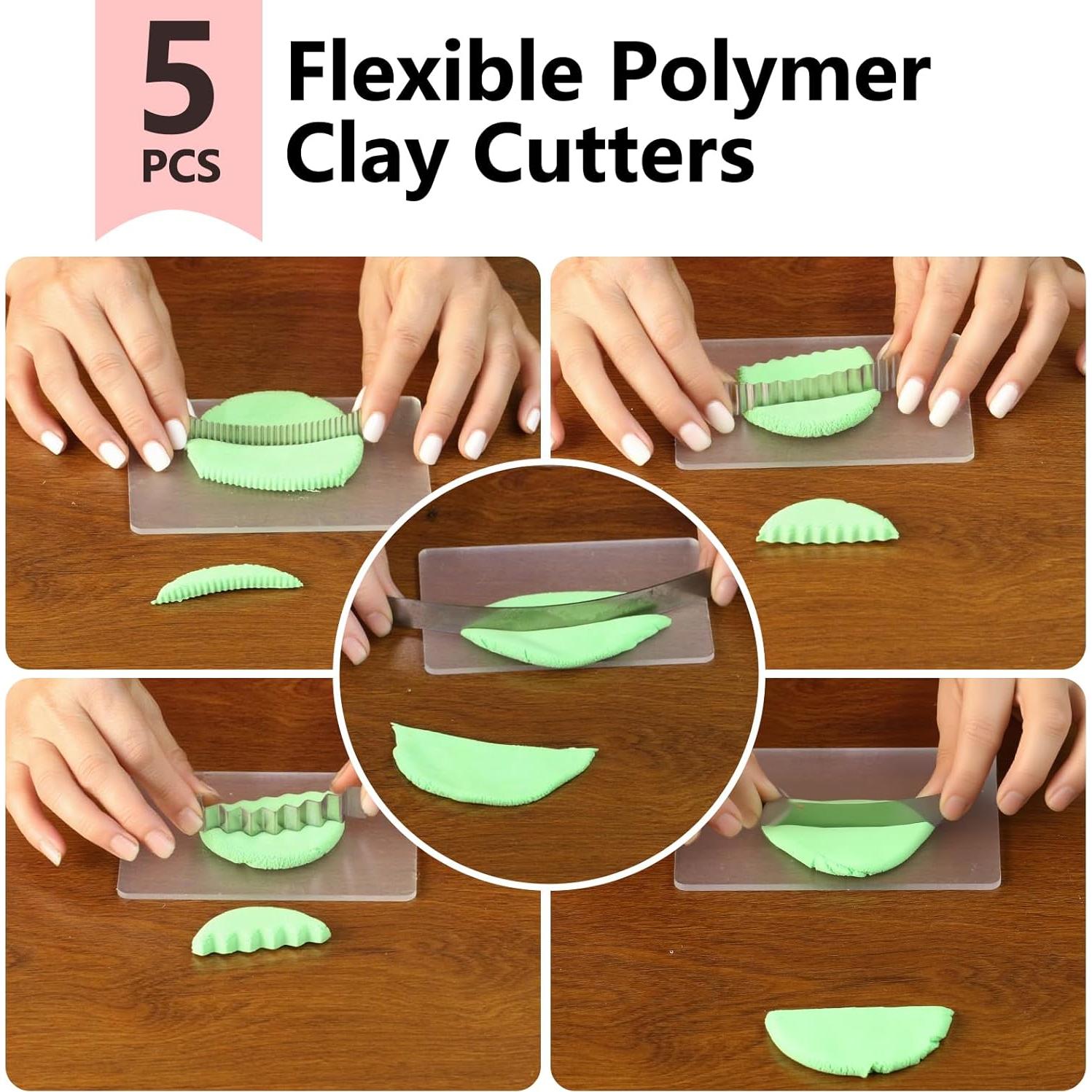 Kit de Herramientas de Arcilla Polimérica Wolwefa - 5 Piezas