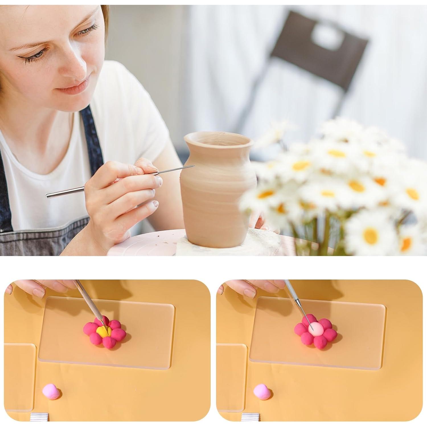 Kit de Herramientas de Arcilla Polimérica Wolwefa - 5 Piezas