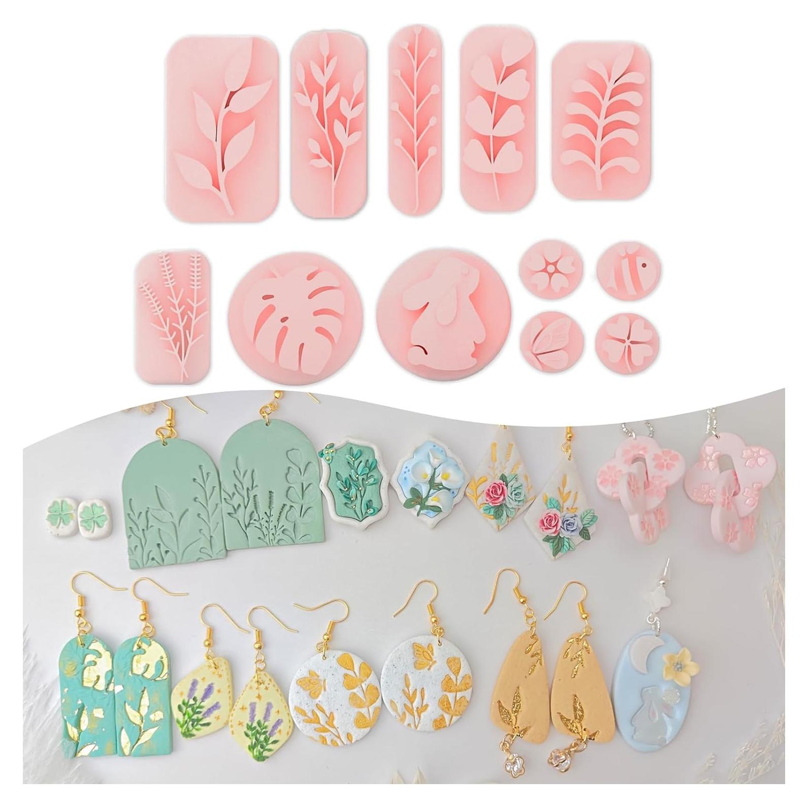 Juego de Sellos de Arcilla Polimérica Jopgeey - 12 Formas