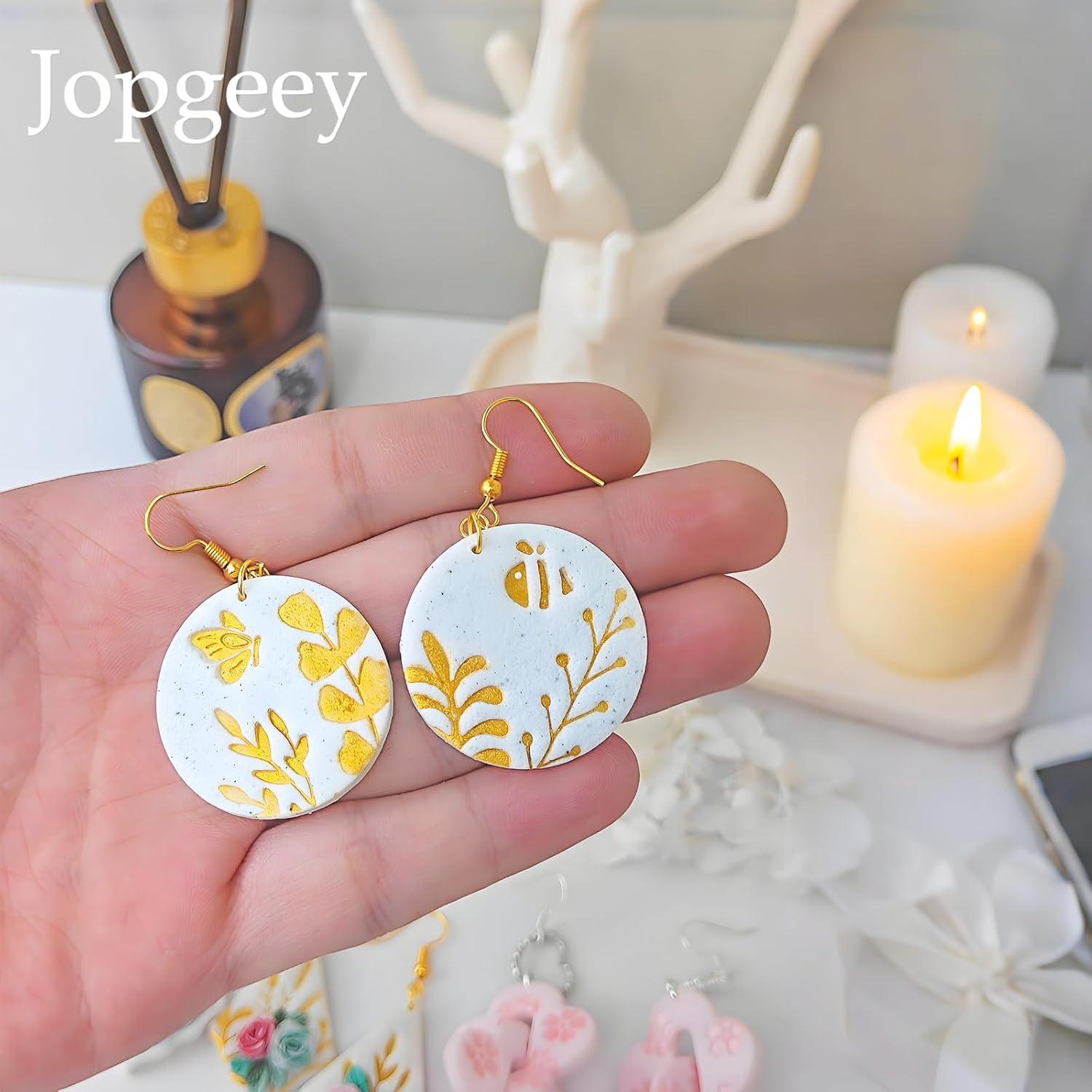 Juego de Sellos de Arcilla Polimérica Jopgeey - 12 Formas