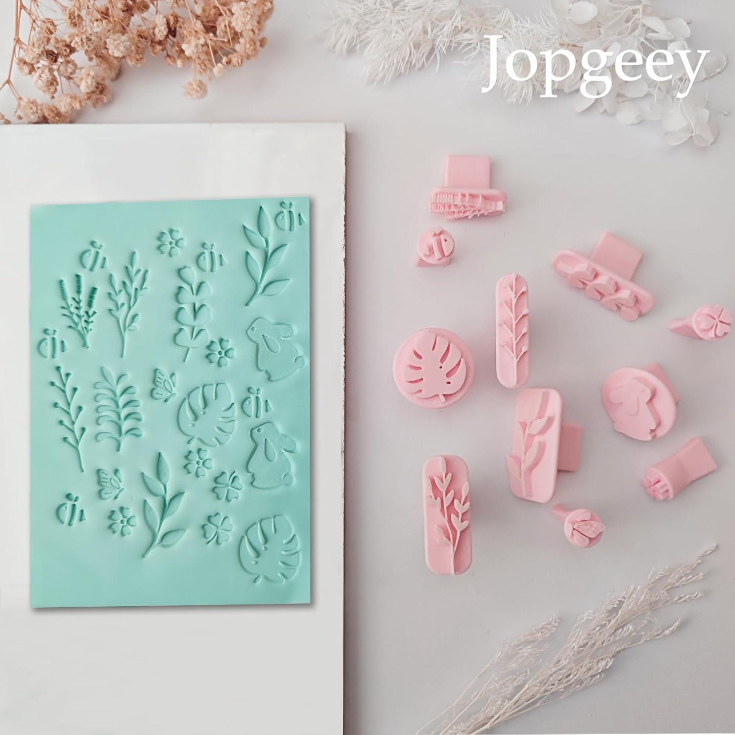 Juego de Sellos de Arcilla Polimérica Jopgeey - 12 Formas