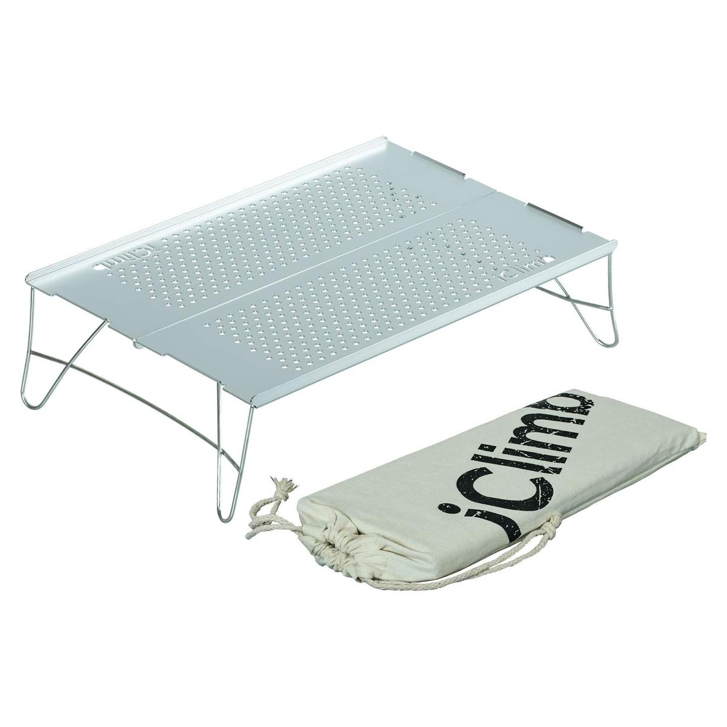 Mesa Plegable Mini iClimb Ultraligera para Camping 0,45 kg