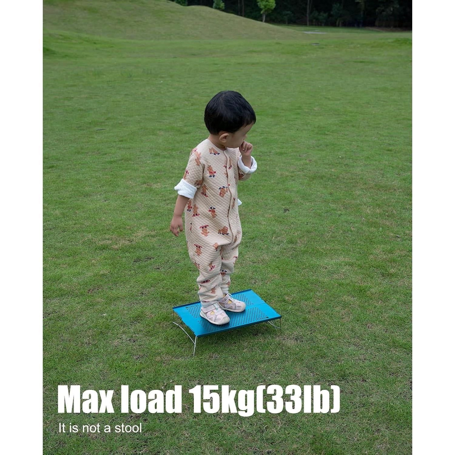 Mesa Plegable Mini iClimb Ultraligera para Camping 0,45 kg