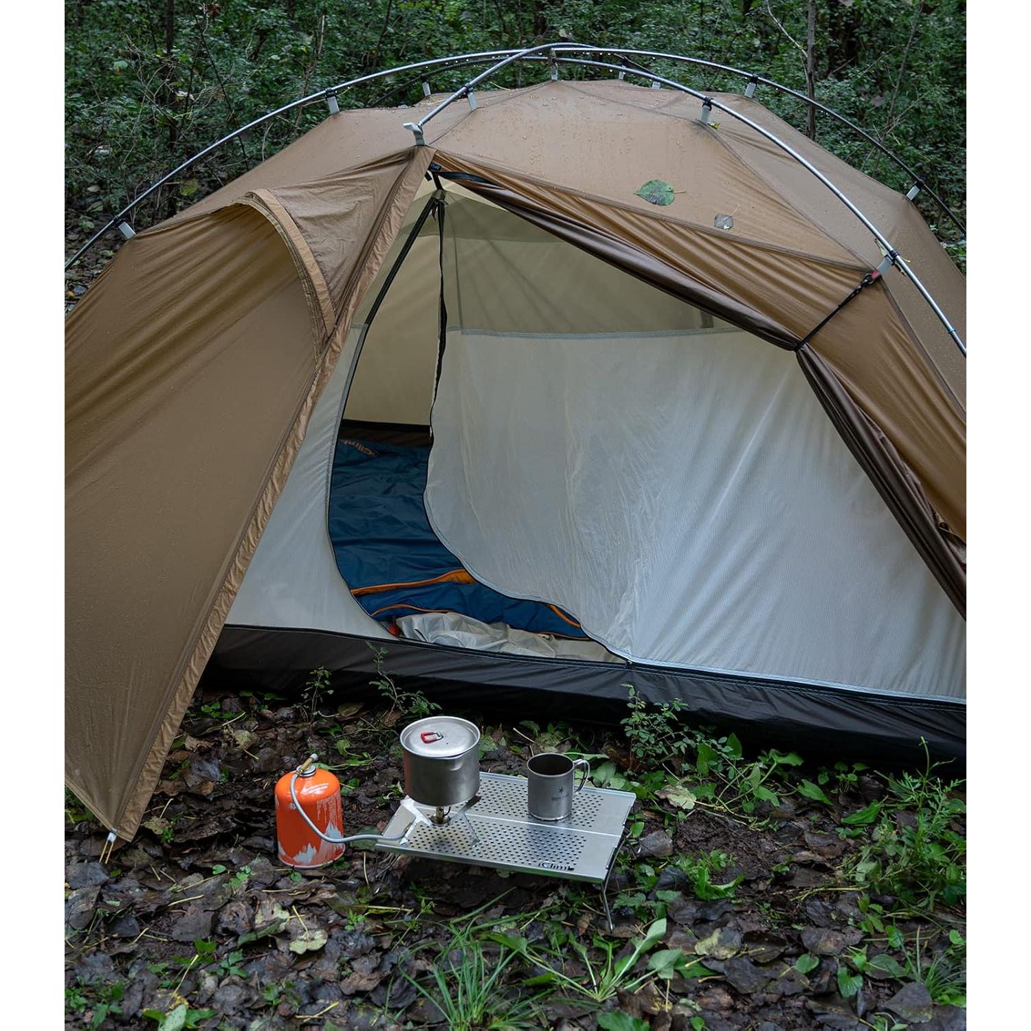 Mesa Plegable Mini iClimb Ultraligera para Camping 0,45 kg