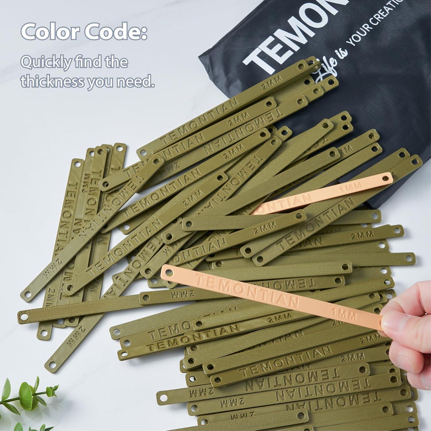 Juego de Guías de Profundidad TEMONTIAN 4 Pares 1-7.5mm