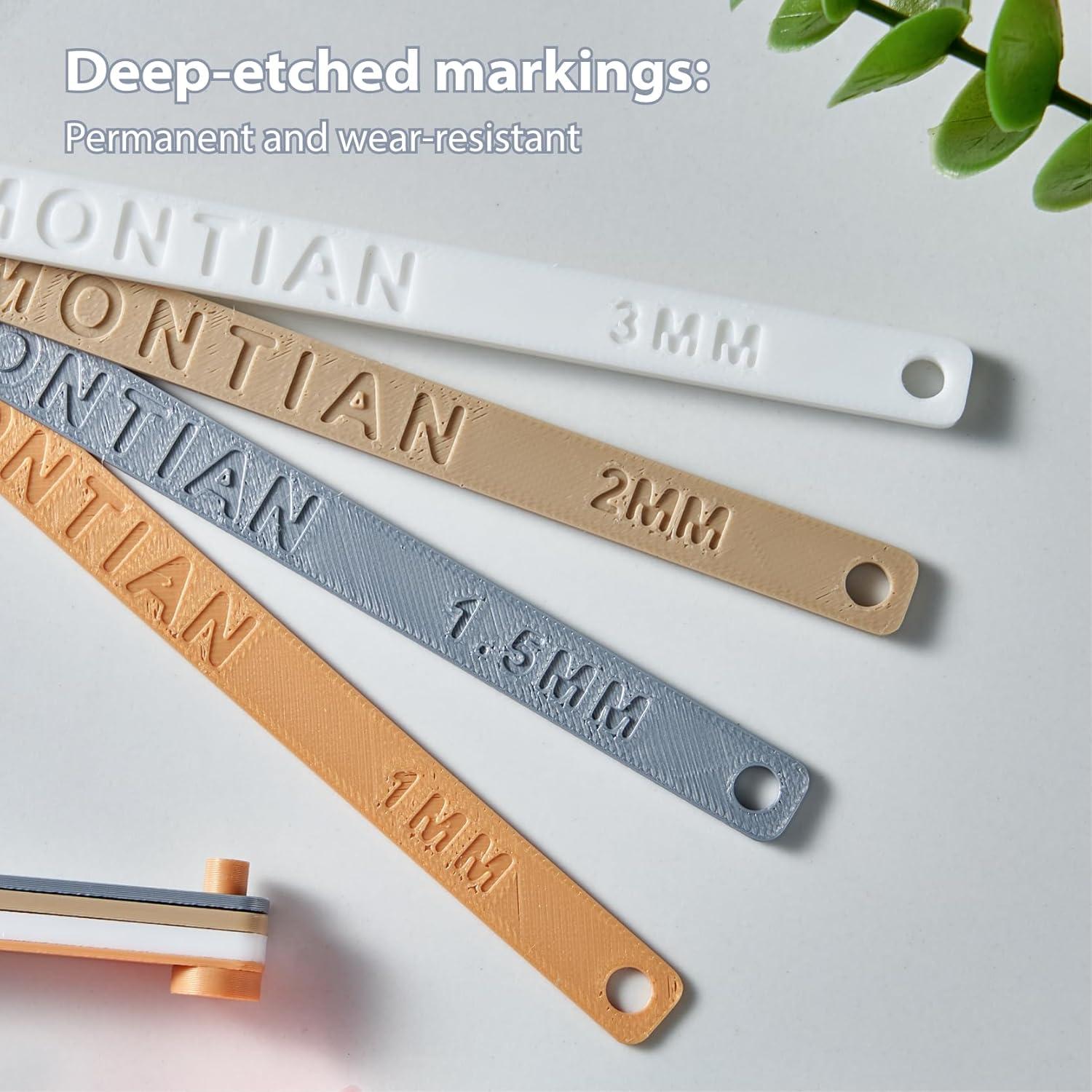 Juego de Guías de Profundidad TEMONTIAN 4 Pares 1-7.5mm