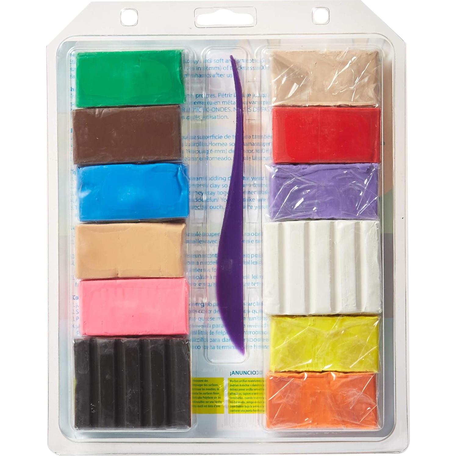 Arcilla Polimérica Sculpey Bake Shop 12 Colores para Hornear