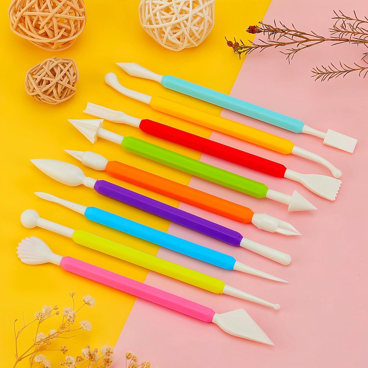 Kit de Herramientas de Arcilla Secada al Aire Thyrflen - 18 Piezas