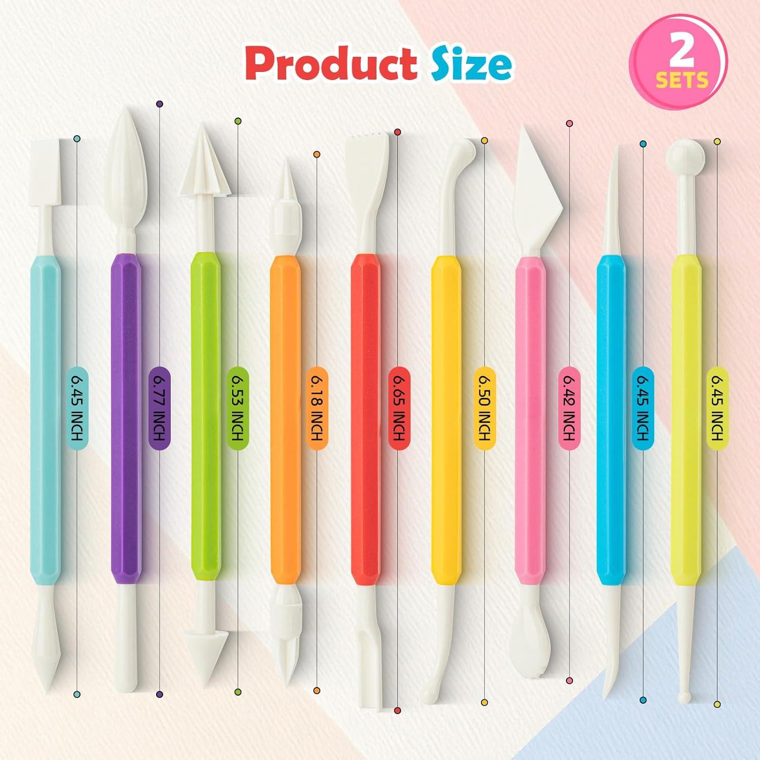 Kit de Herramientas de Arcilla Secada al Aire Thyrflen - 18 Piezas