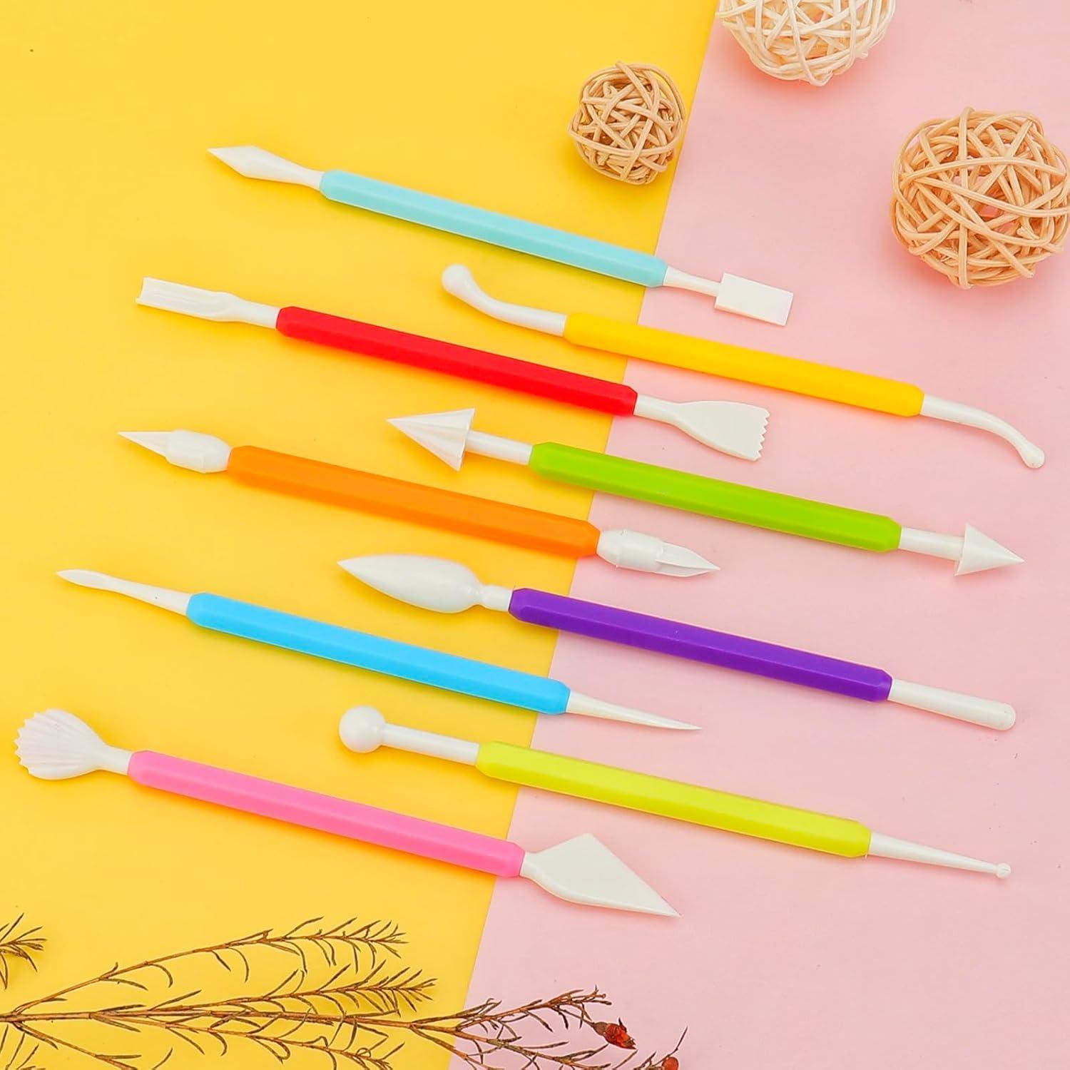 Kit de Herramientas de Arcilla Secada al Aire Thyrflen - 18 Piezas