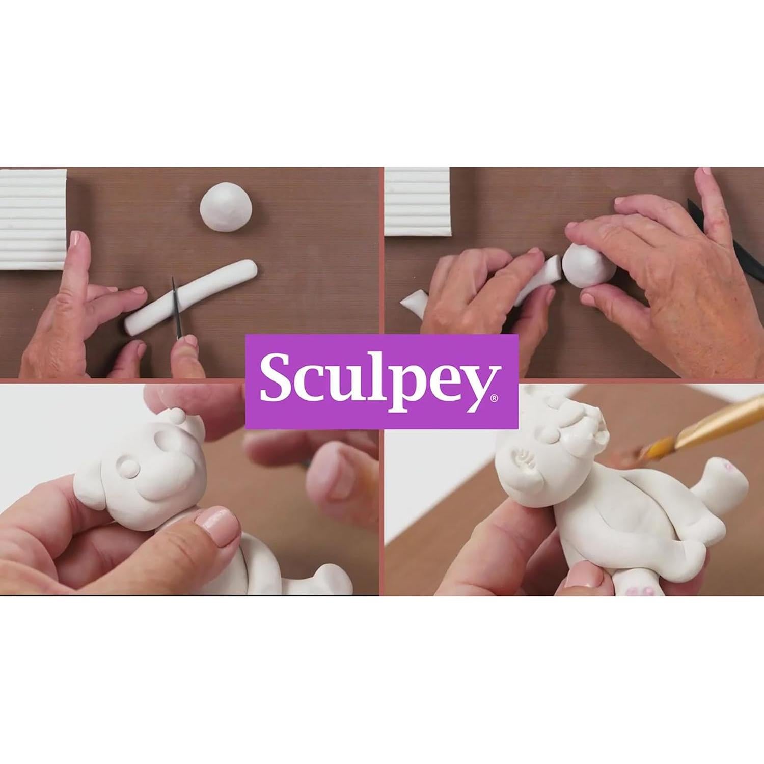Arcilla Polimérica Sculpey III Blanca 227 g - Manualidades
