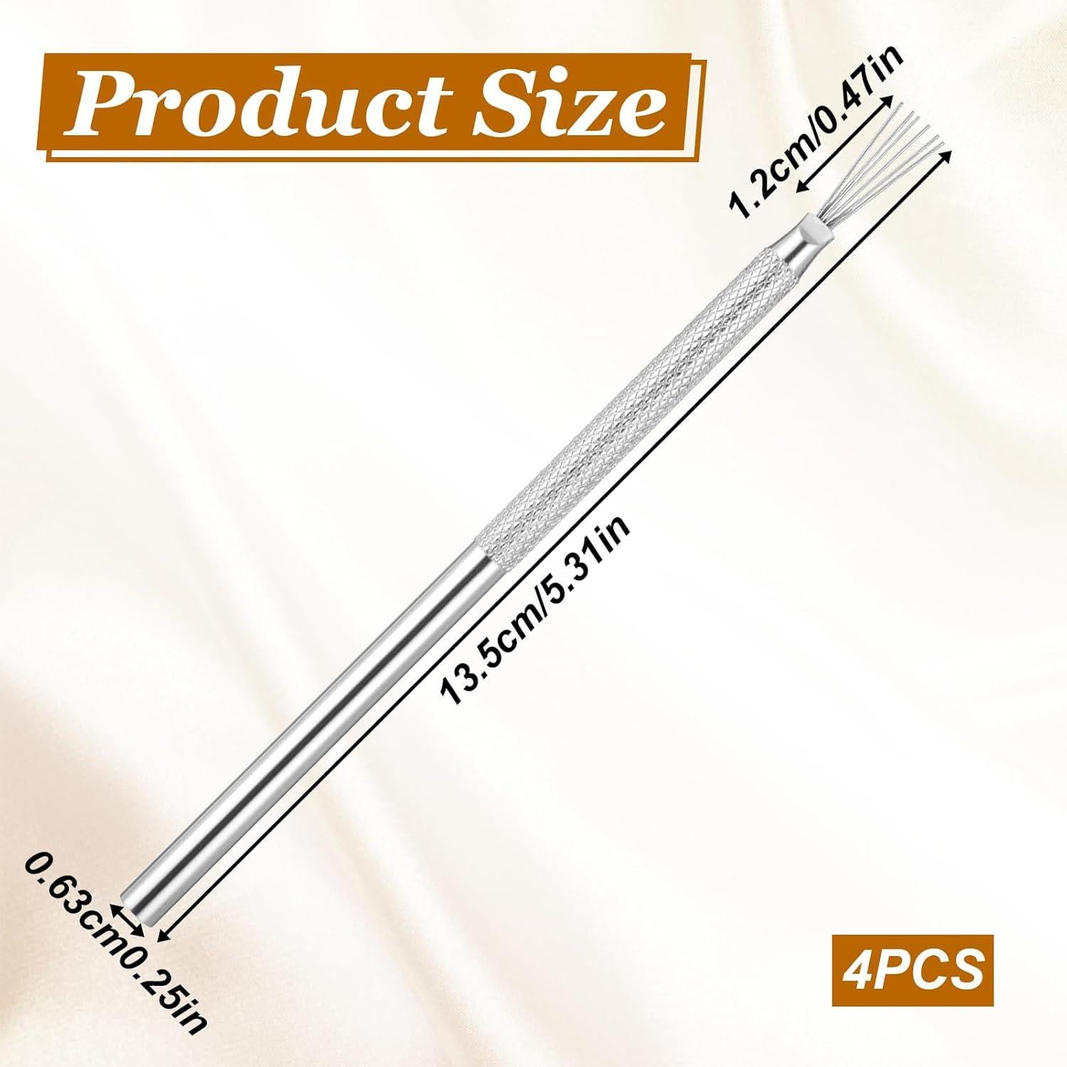4 Herramientas de Puntuación de Arcilla Tweruna Acero Inoxidable