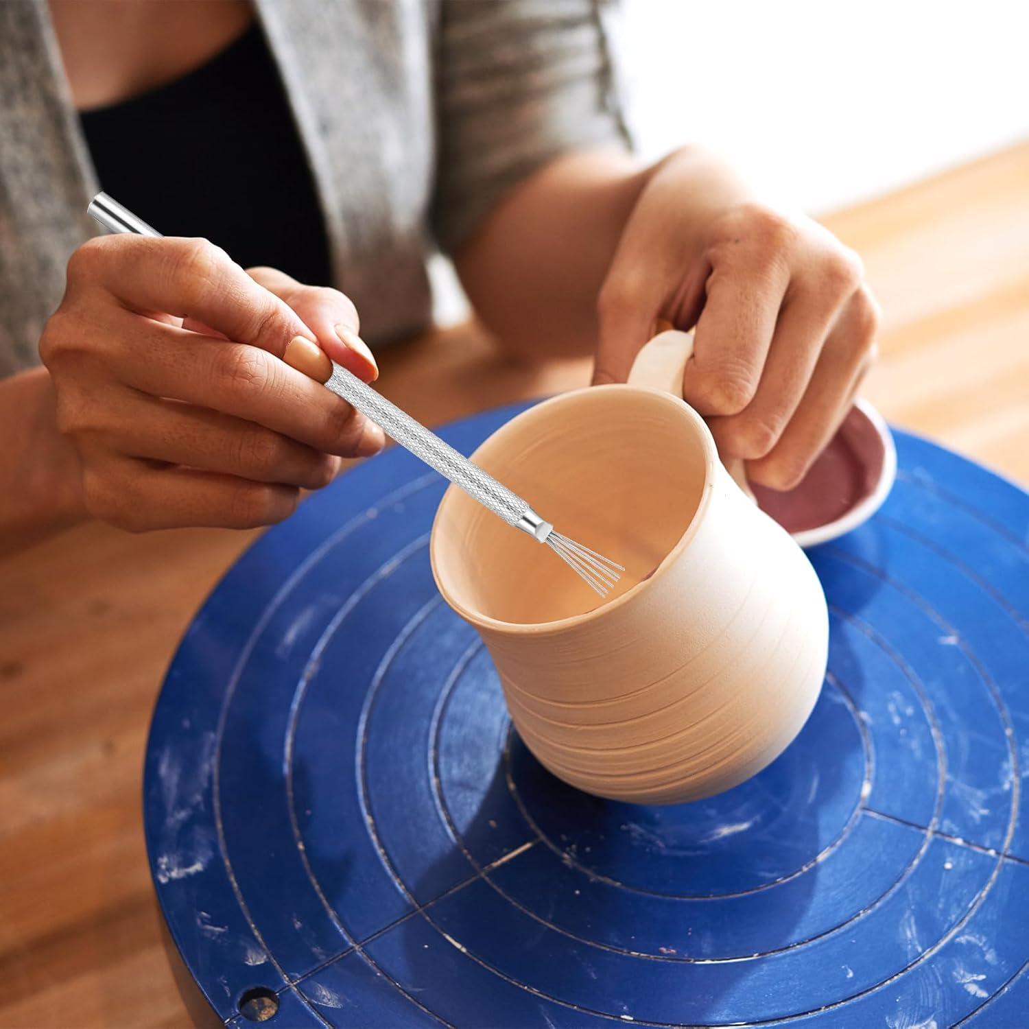 4 Herramientas de Puntuación de Arcilla Tweruna Acero Inoxidable