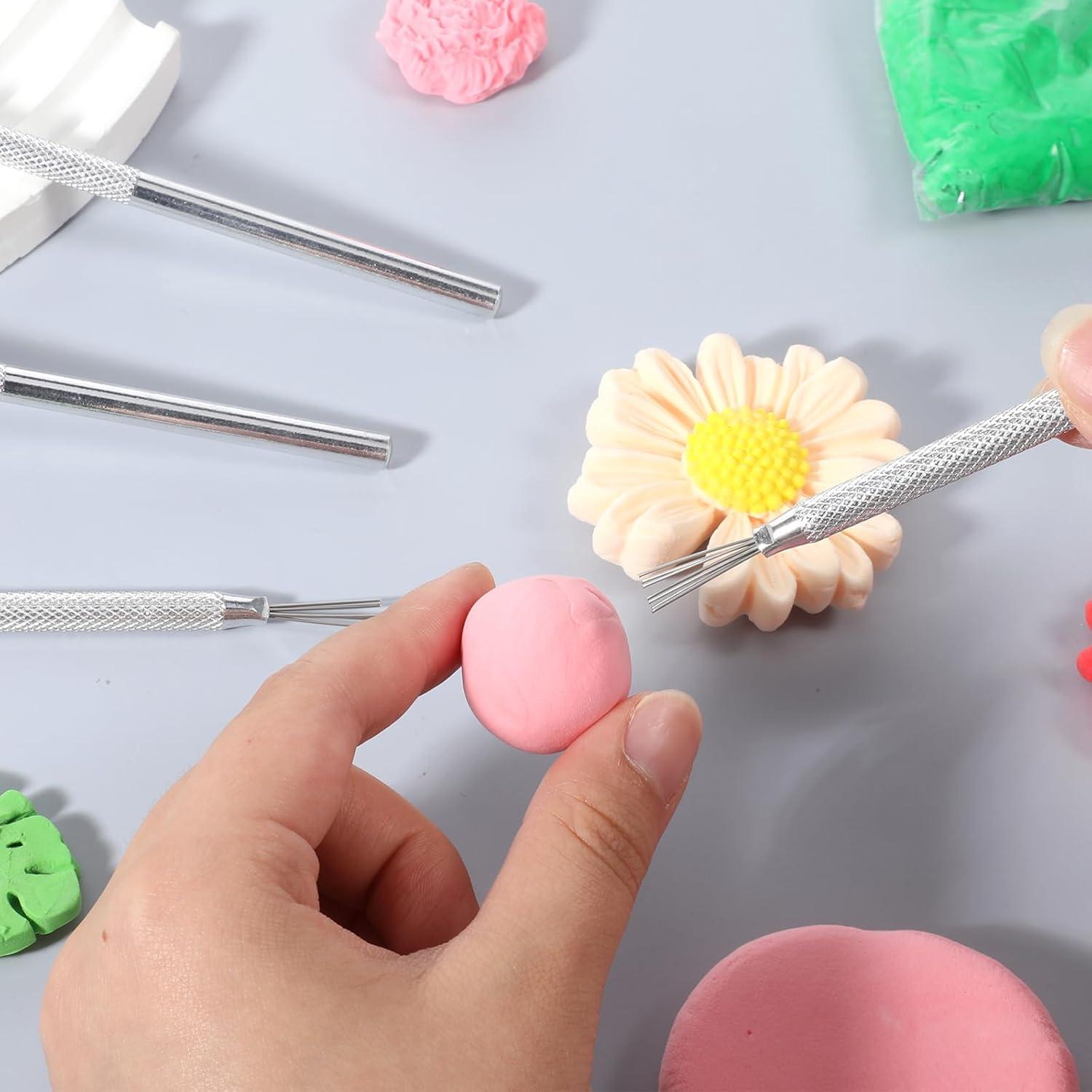 4 Herramientas de Puntuación de Arcilla Tweruna Acero Inoxidable