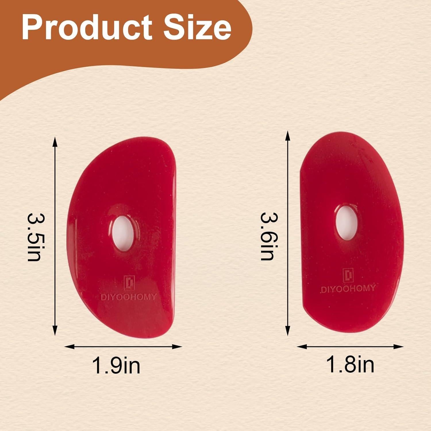 Espátulas de Cerámica DIYOOHOMY - Kit de 2 Herramientas de Silicona