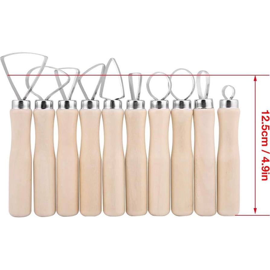 Set de Herramientas de Tallado en Arcilla 10 Piezas TOPINCN