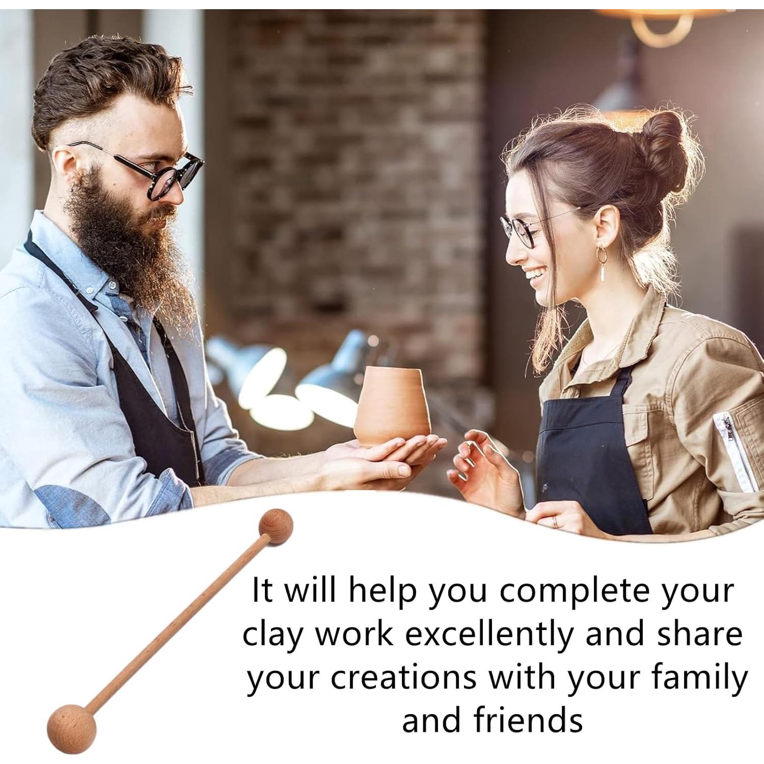 Herramienta de Modelado de Arcilla Xilanyan 34 cm Madera