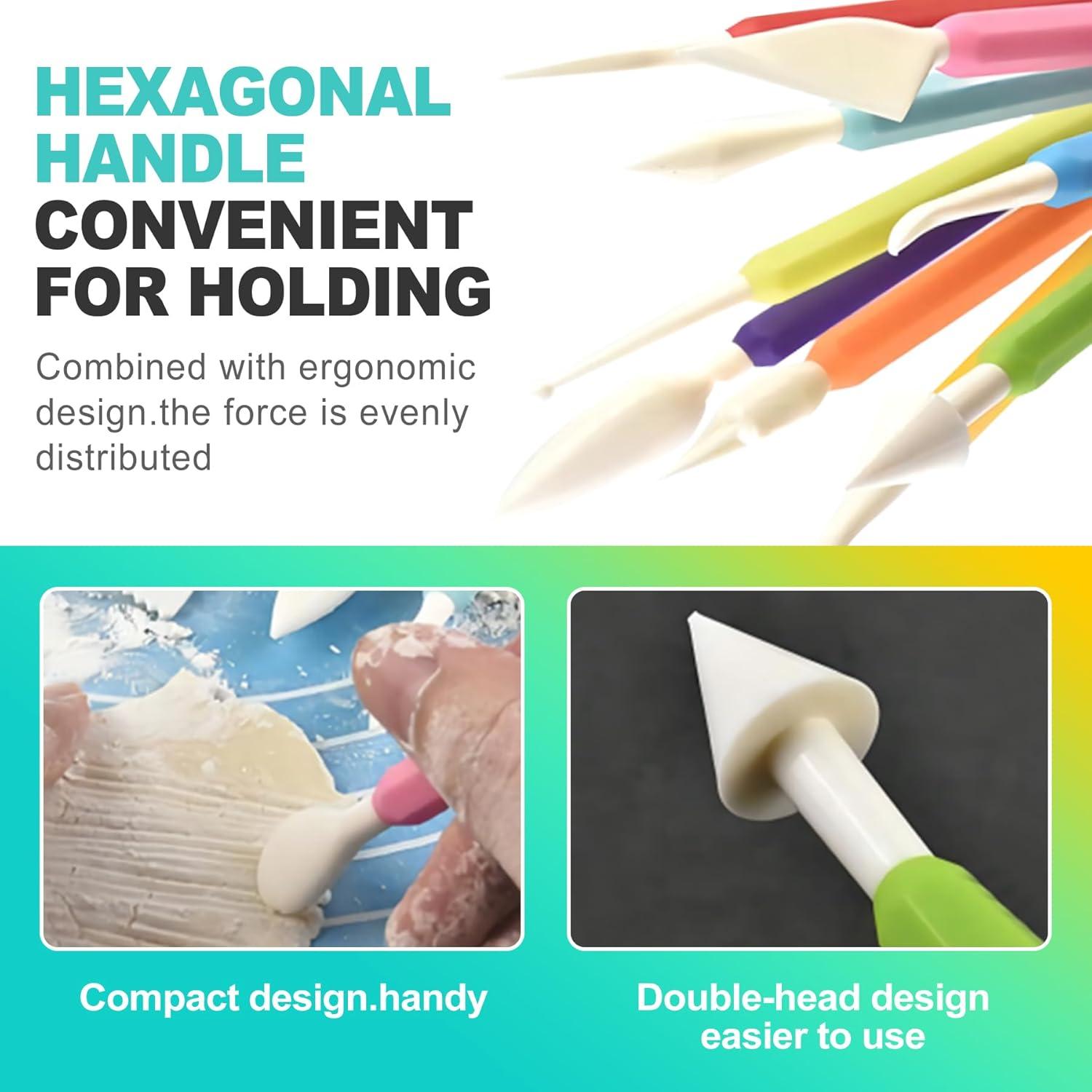 Kit de Herramientas de Escultura en Arcilla KornaDoz 9 Piezas