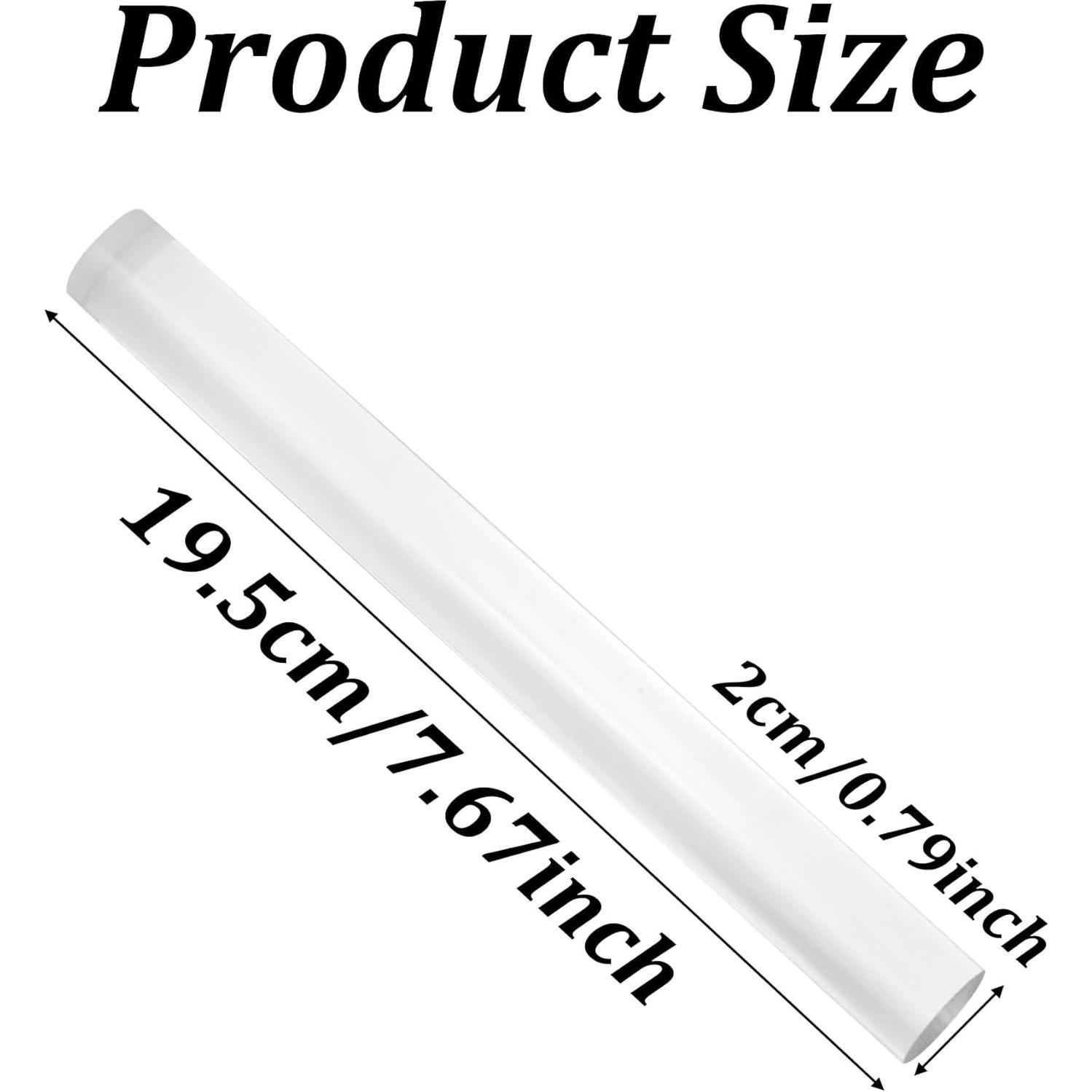 Rodillo de Acrílico Antiadherente pson 19.5x2cm para Manualidades