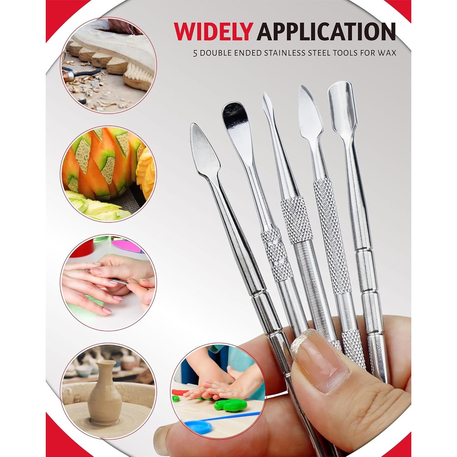 Juego de Herramientas de Tallado en Cera YETOOME 5 Piezas