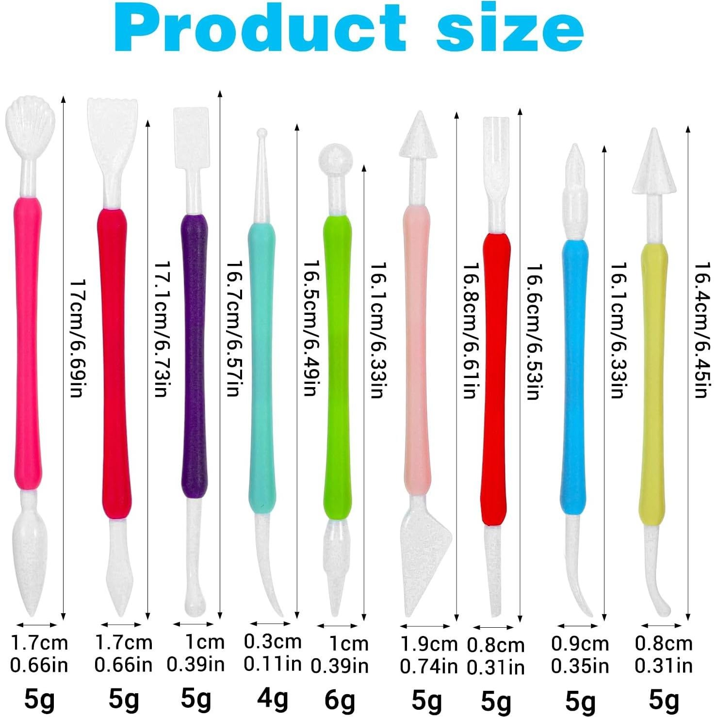 Juego de Herramientas de Escultura de Arcilla TIESOME 9 Piezas