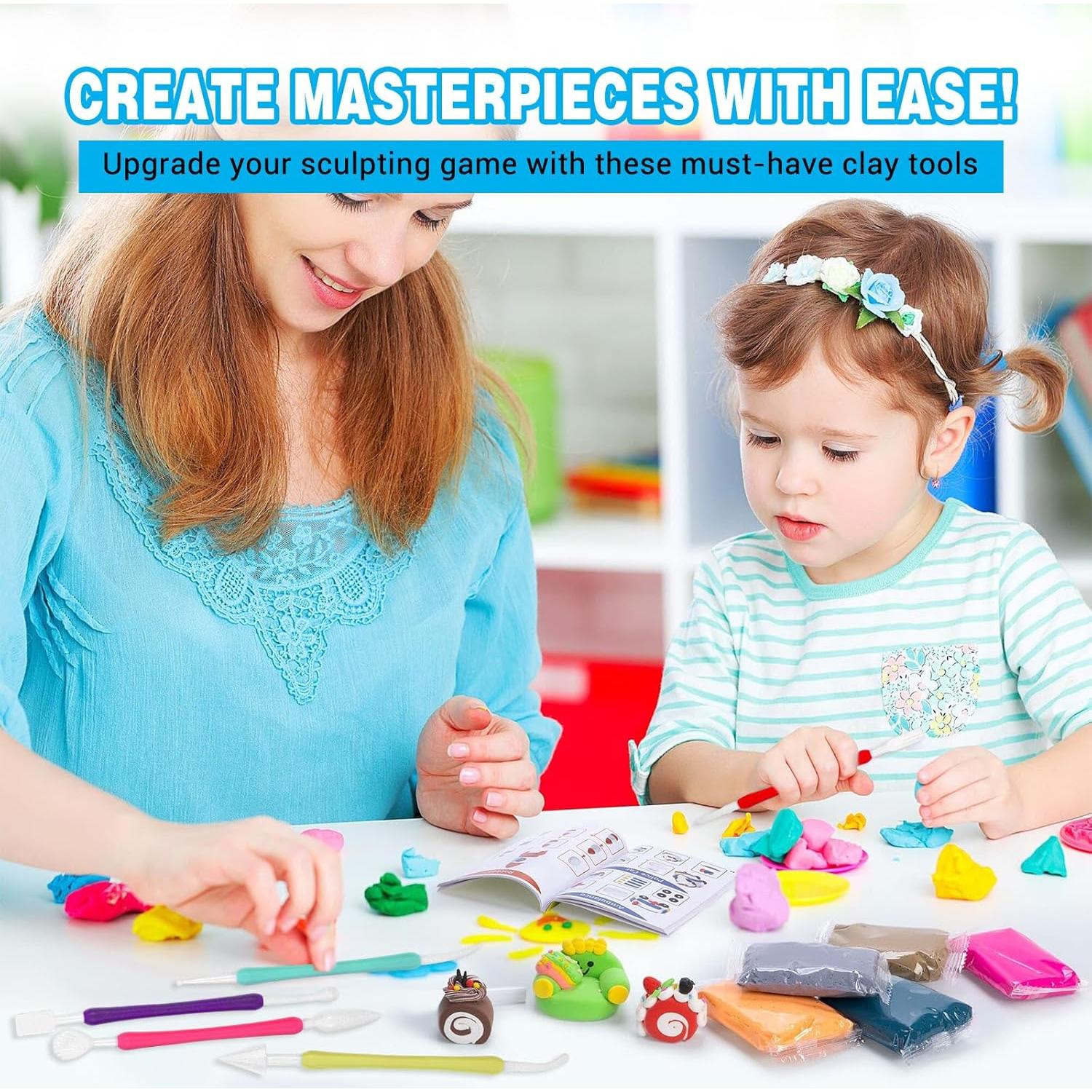 Juego de Herramientas de Escultura de Arcilla TIESOME 9 Piezas