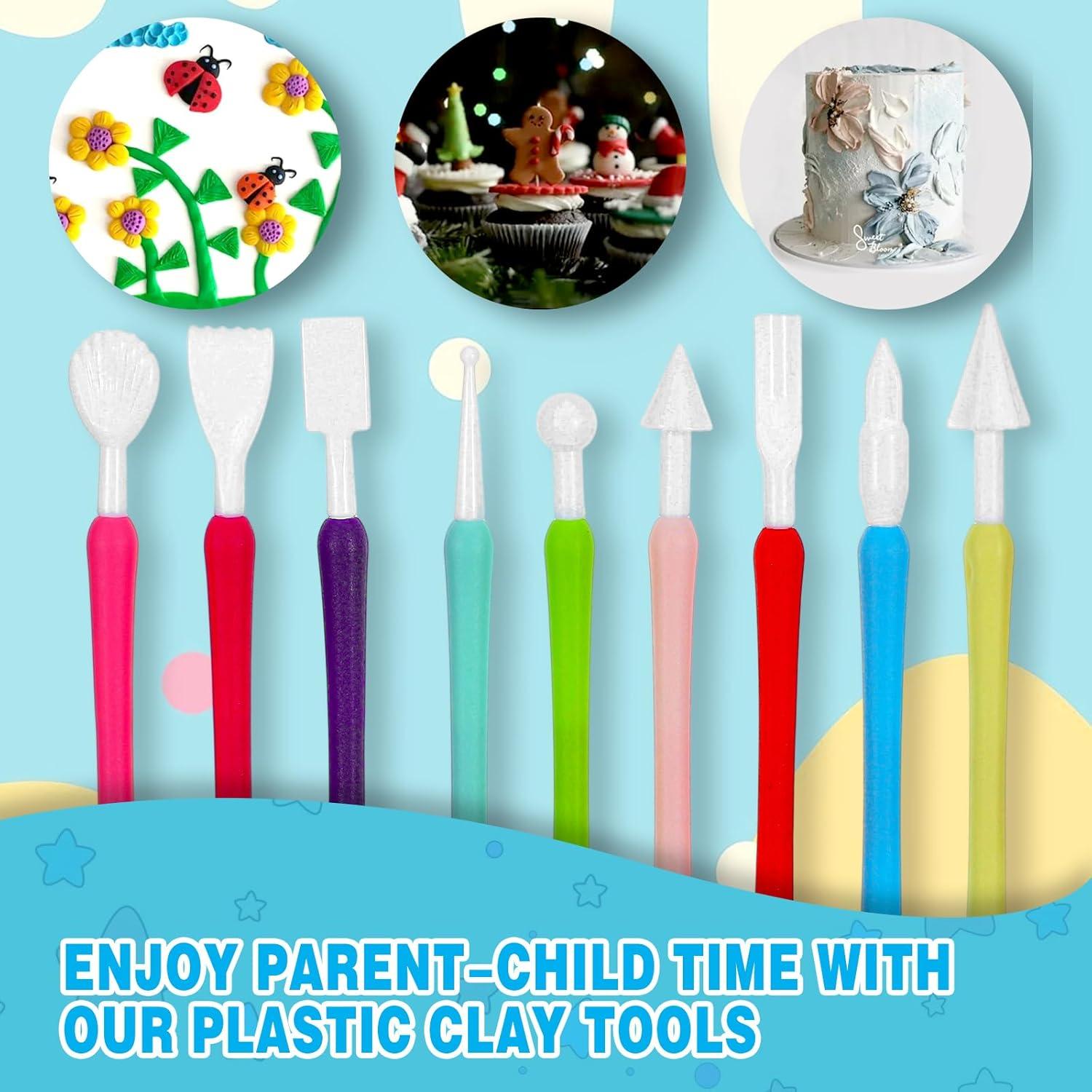 Juego de Herramientas de Escultura de Arcilla TIESOME 9 Piezas