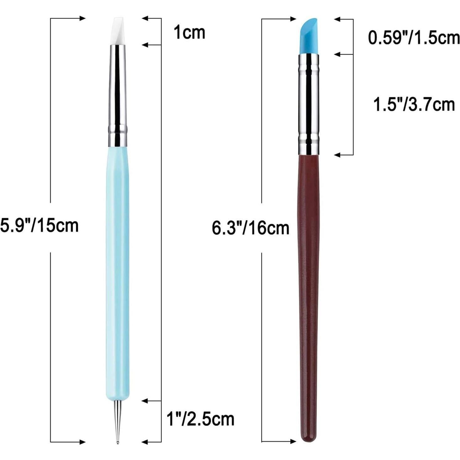 10 Herramientas de Escultura de Arcilla ABSOK - Silicona y Aluminio