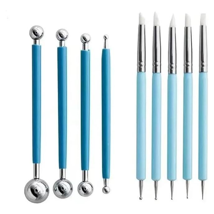 Juego de Herramientas de Escultura en Arcilla Clyaiylc 9 Piezas