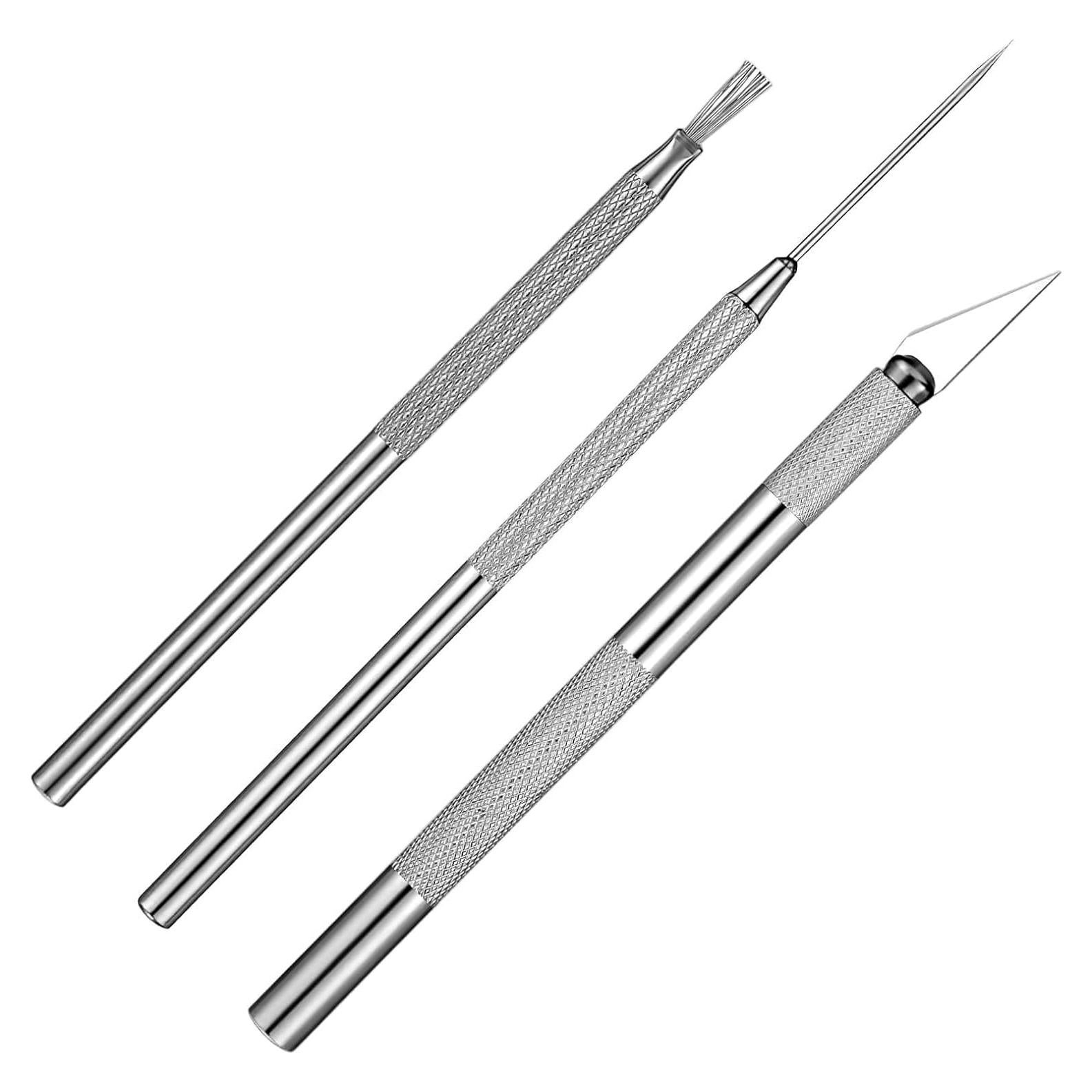 Kit de Herramientas de Aguja de Arcilla 3 en 1 Skrfren