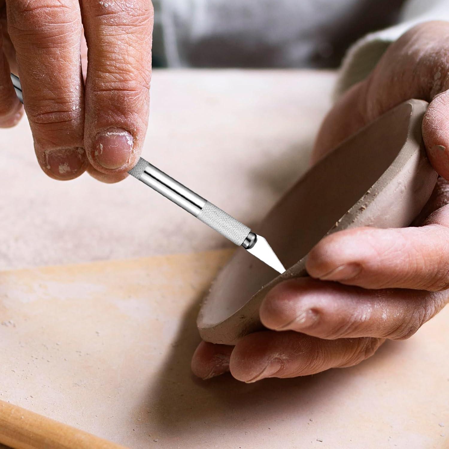 Kit de Herramientas de Aguja de Arcilla 3 en 1 Skrfren