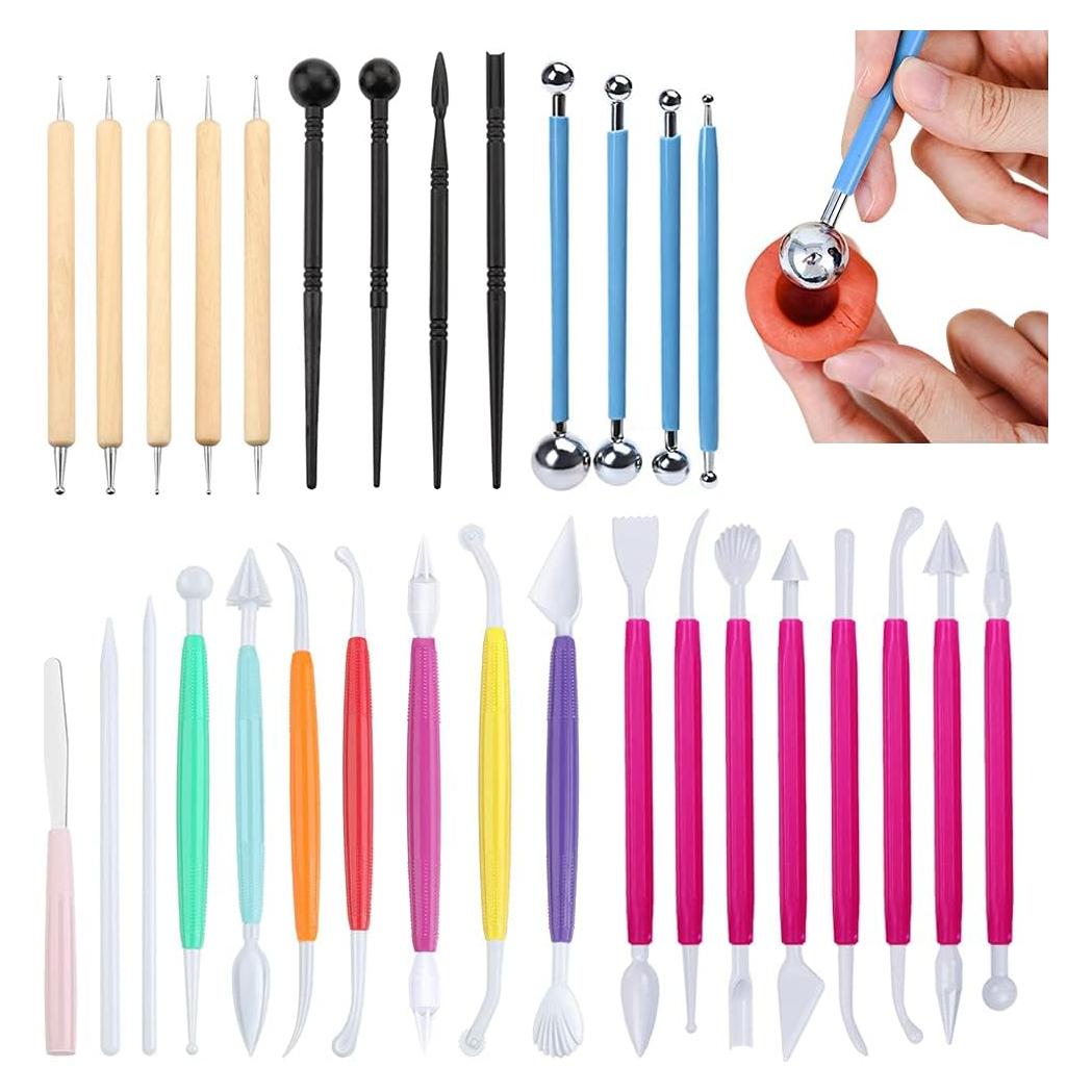 Kit de herramientas de decoración de fondant 31 piezas Gogocow