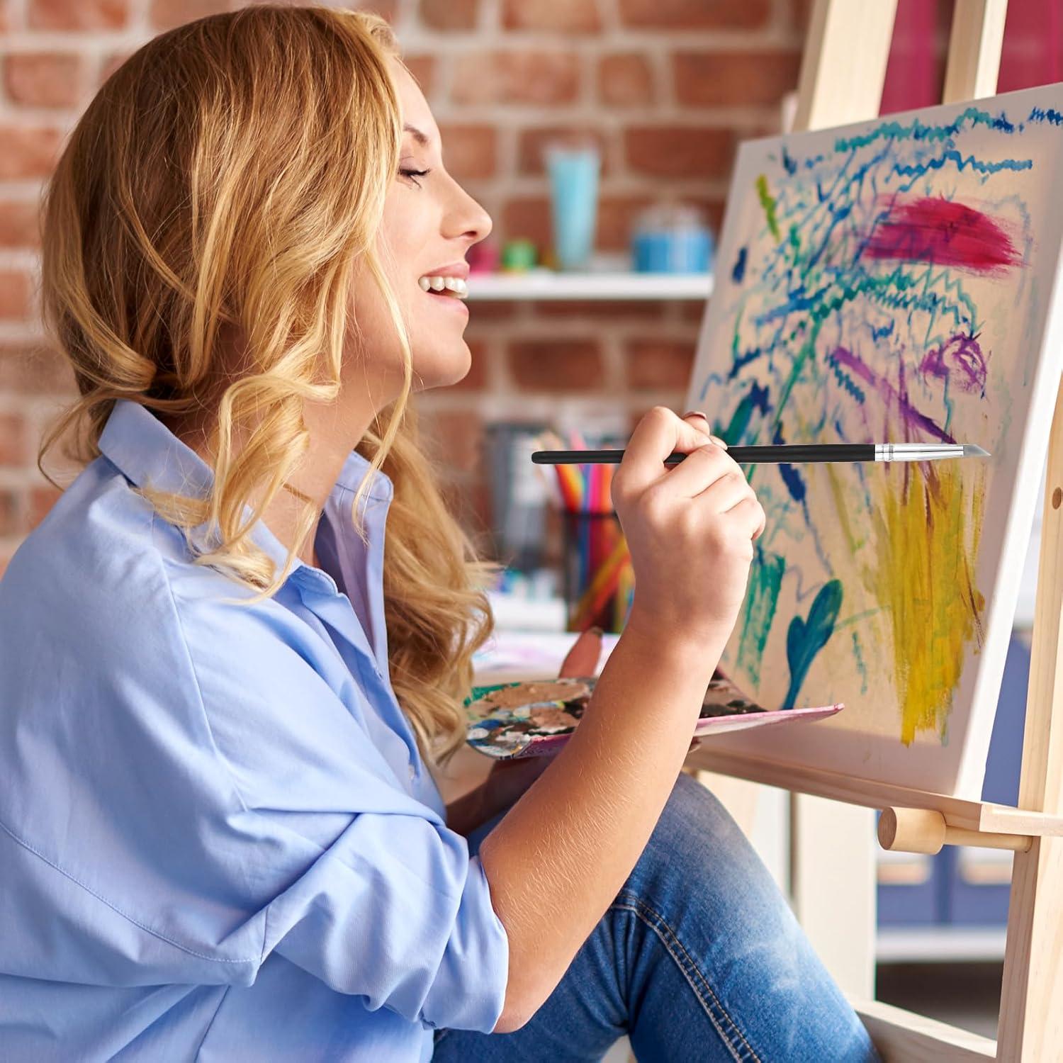 Set de 20 Pinceles de Silicona JIEYAO para Pintura y Esculpido