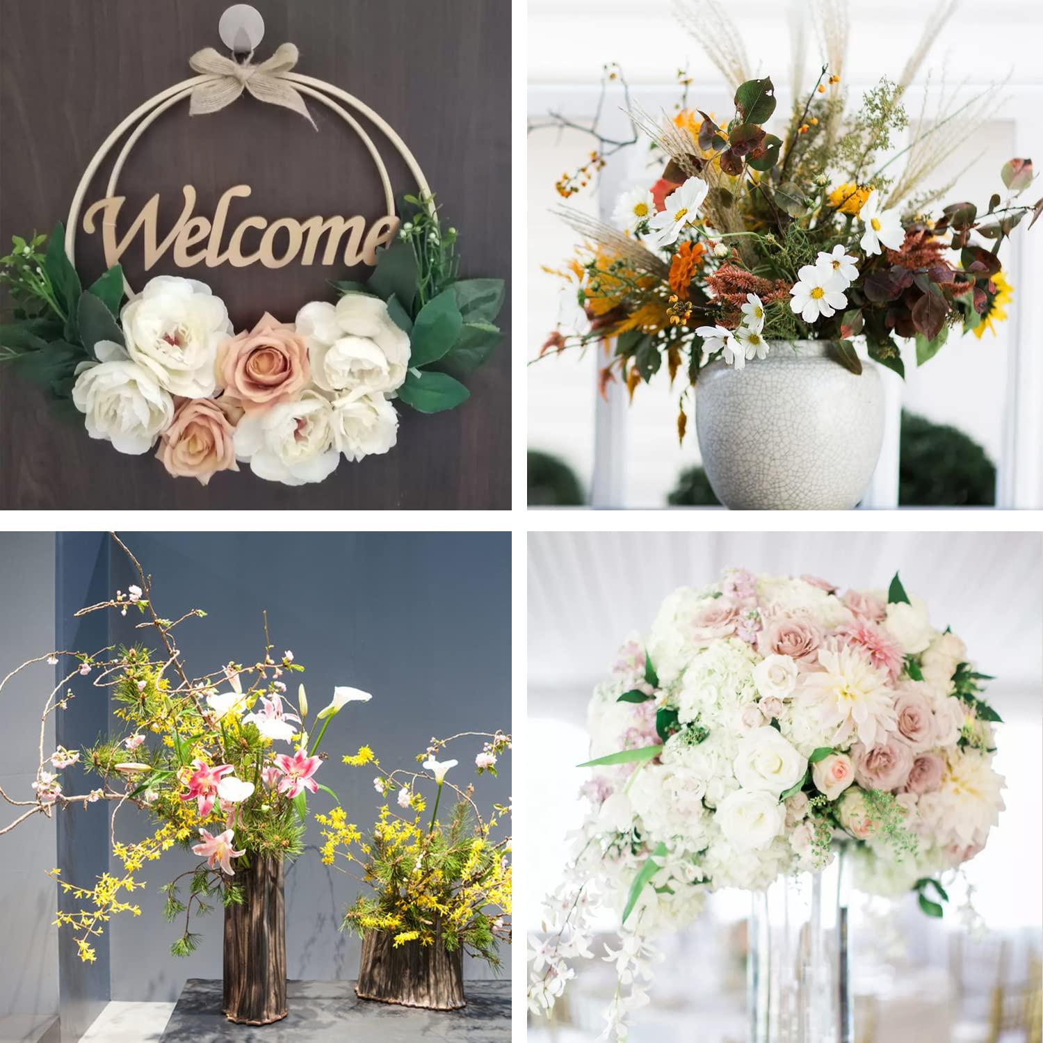 Alambre Floral Blanco DECORA 20 Gauge 40.64 cm 50 Piezas