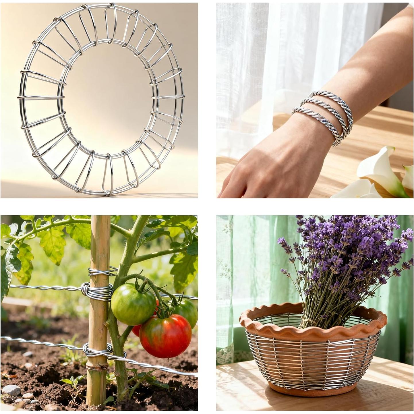 Alambre de Artesanía de Aluminio 1mm 30m XLAR para Joyas y Decoración