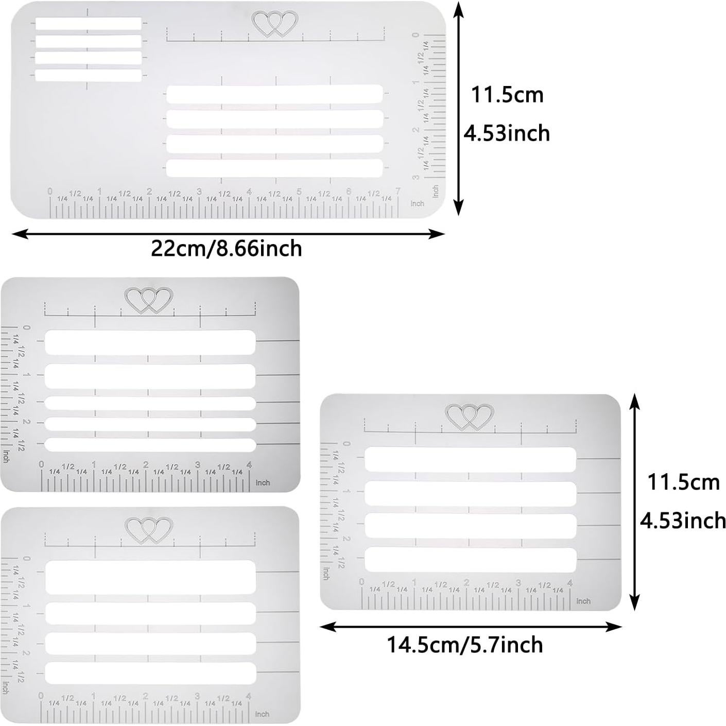 Plantilla de Guía de Dirección de Sobre 4-en-1 LUORNG