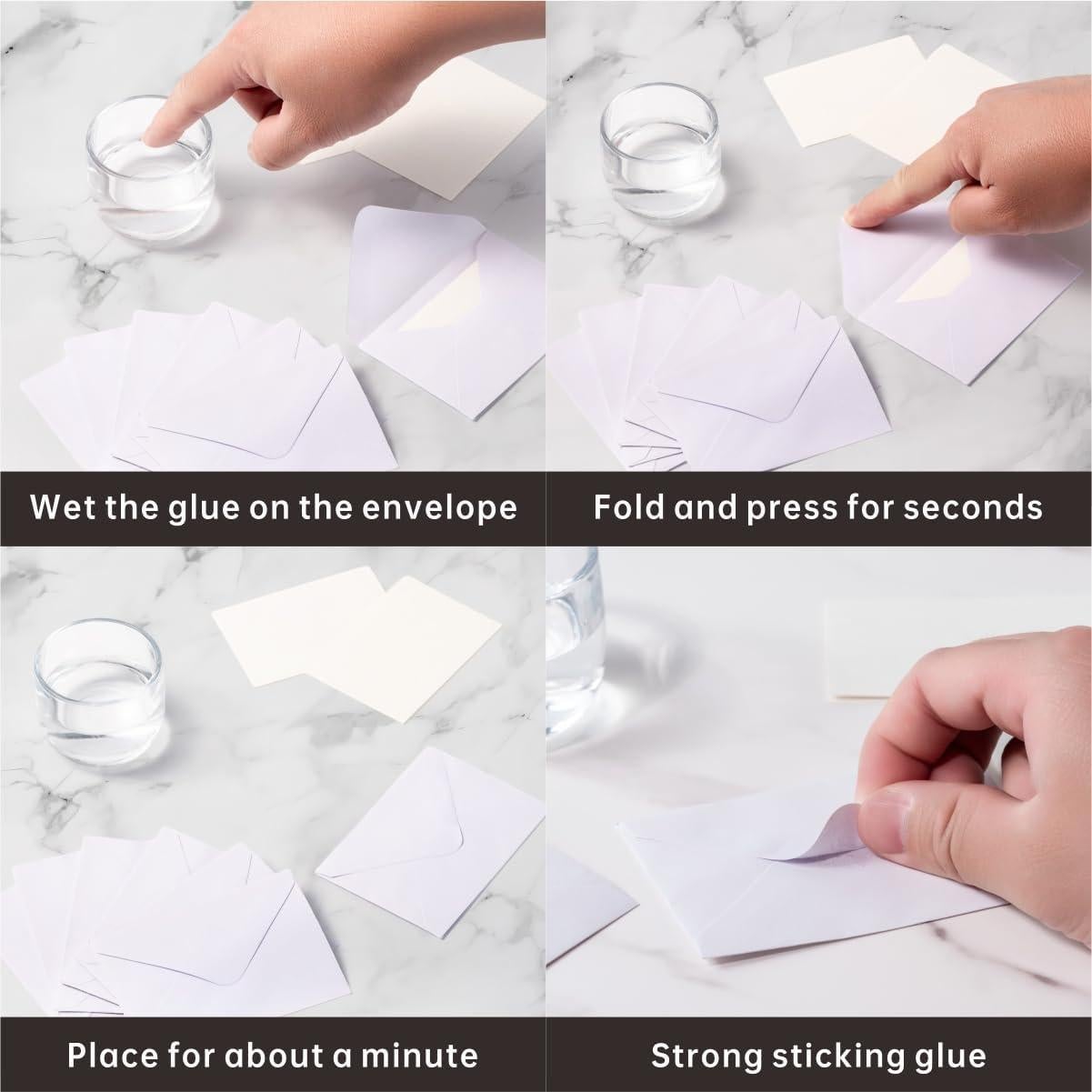 Paquete de 100 sobres mini Keketer 10 x 7 cm autoadhesivos