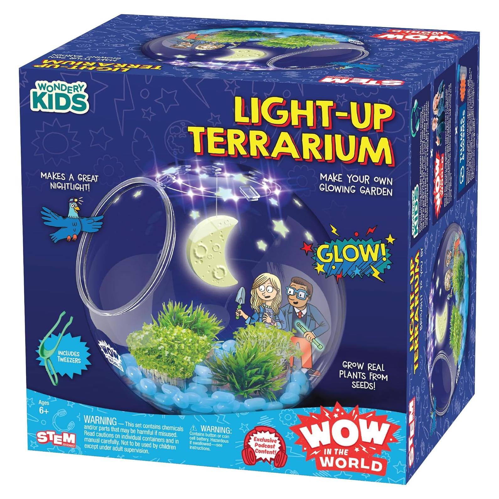 Terrario Luminoso Thames & Kosmos - Cultiva Alfalfa y Decora