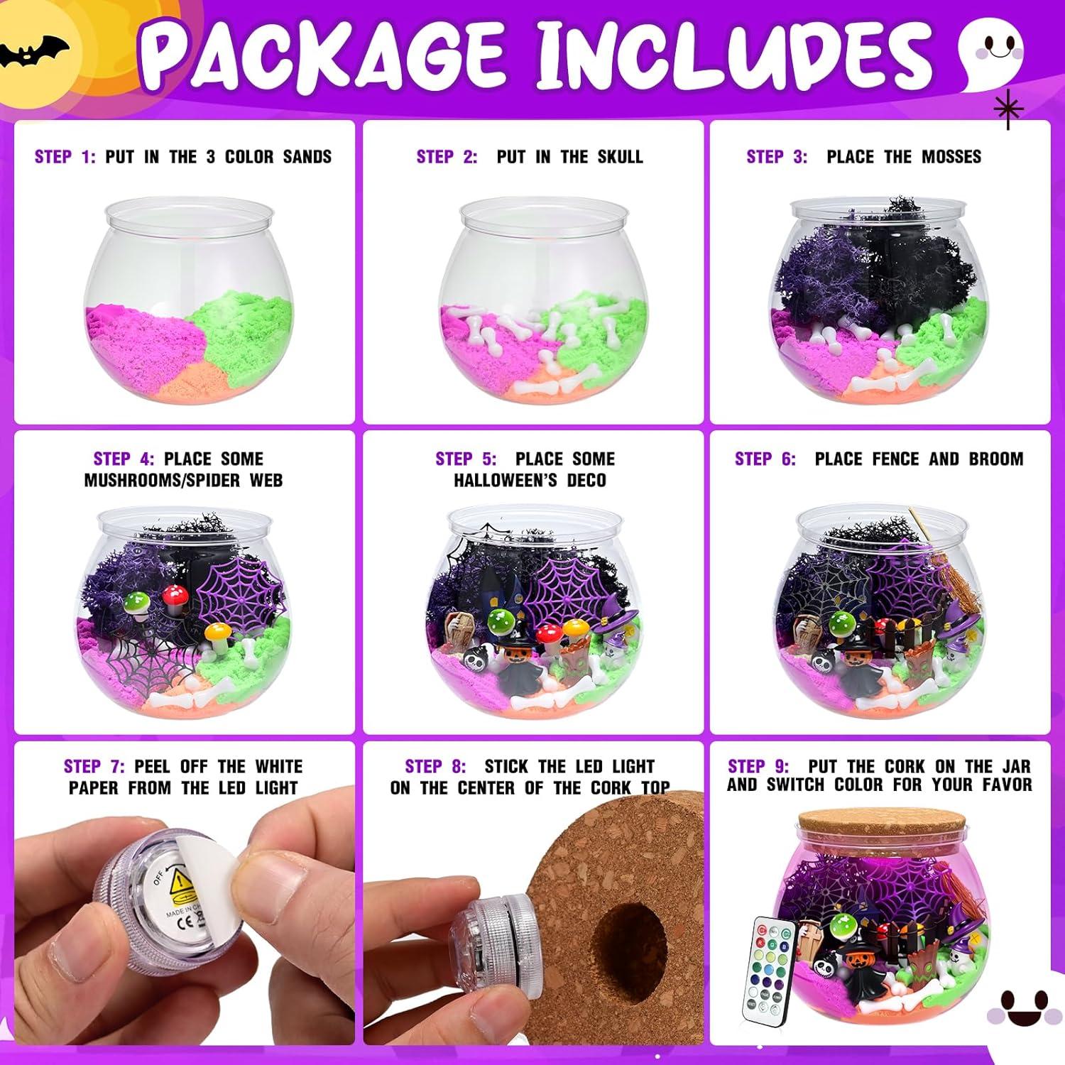 Kit de Manualidades Halloween Y-FABKKI con Luces LED 0.61 kg