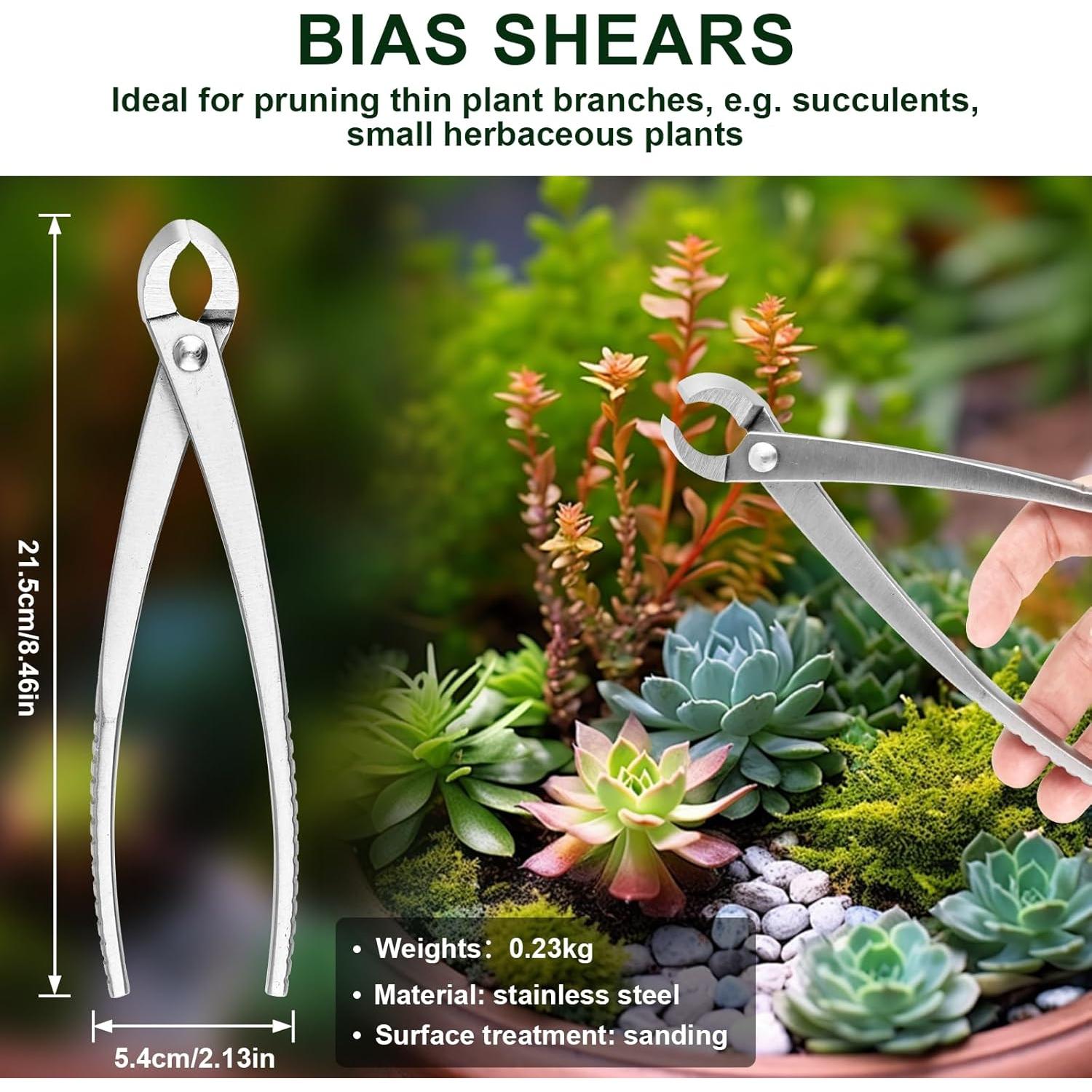 Juego de Herramientas de Poda de Bonsai 6 PZS ppkbbeb