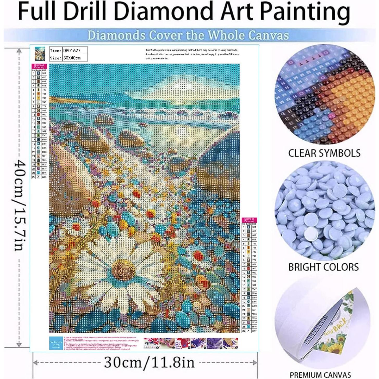 Kit de Pintura de Diamantes GemZono 5D Adultos 30x40 cm