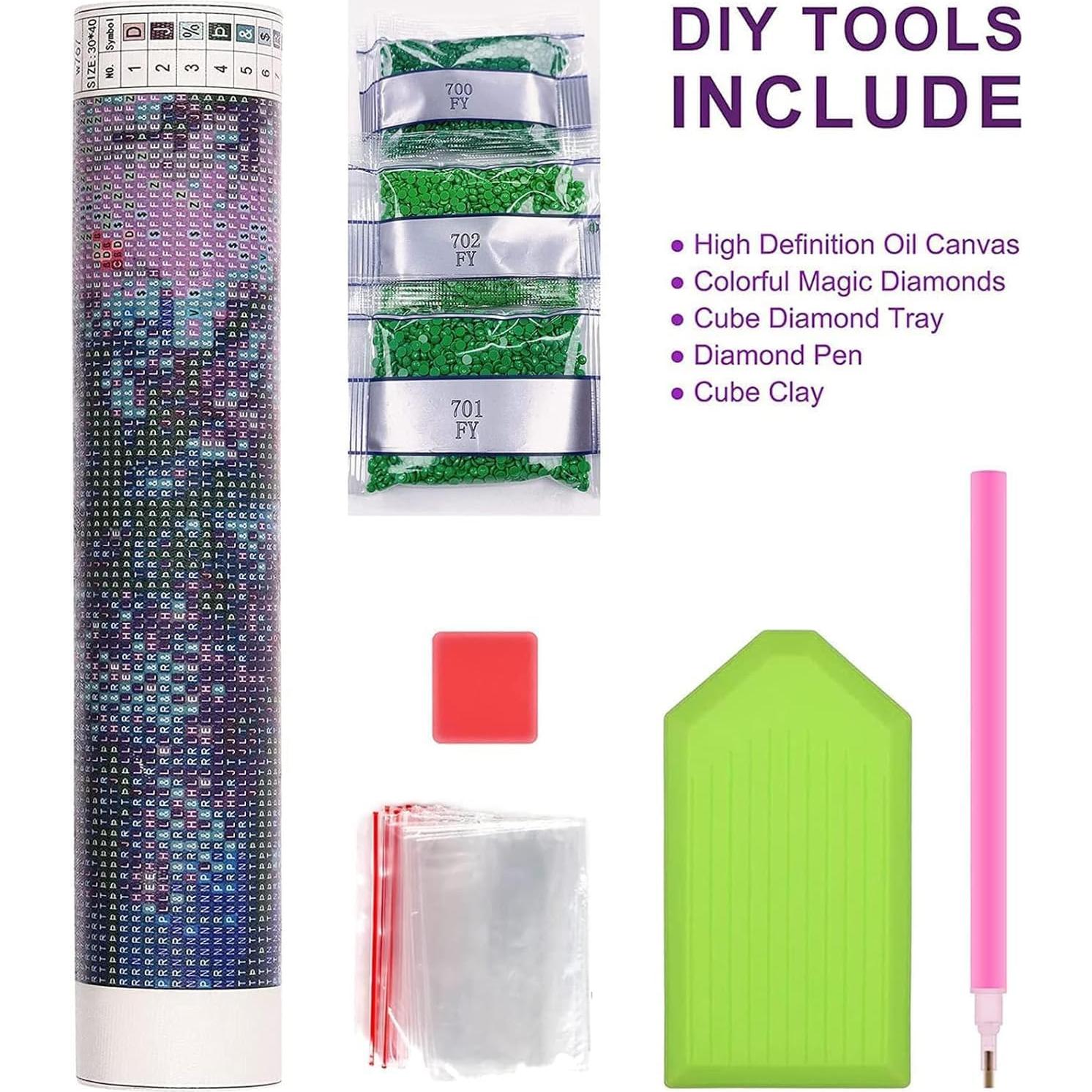 Kit de Pintura de Diamantes GemZono 5D Adultos 30x40 cm