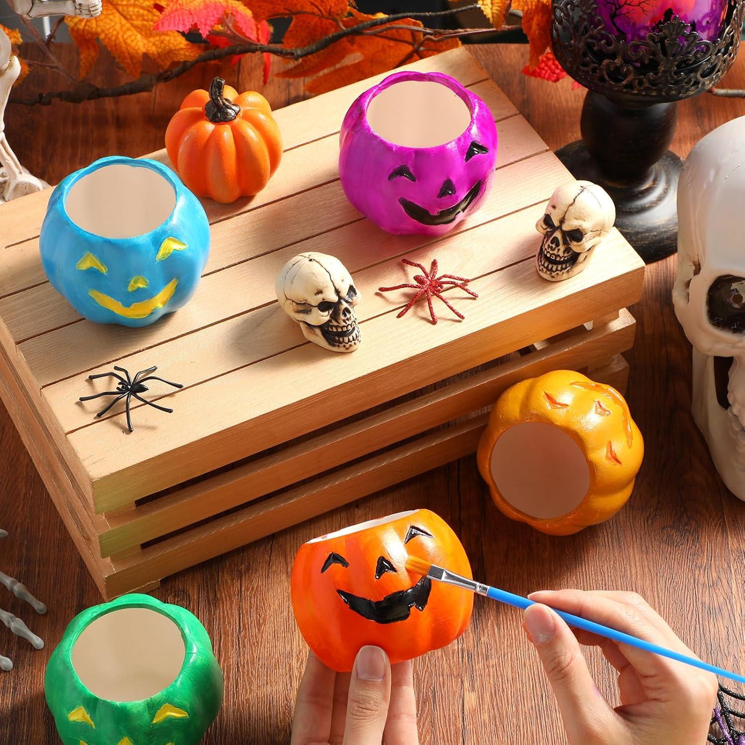Kit de Manualidades Pasimy 6 Macetas Cerámicas Halloween