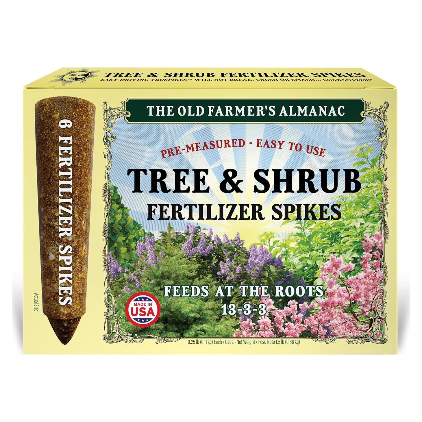 Fertilizante en Picos para Árboles y Arbustos Viejo Almanaque 6 Picos 0.68 kg