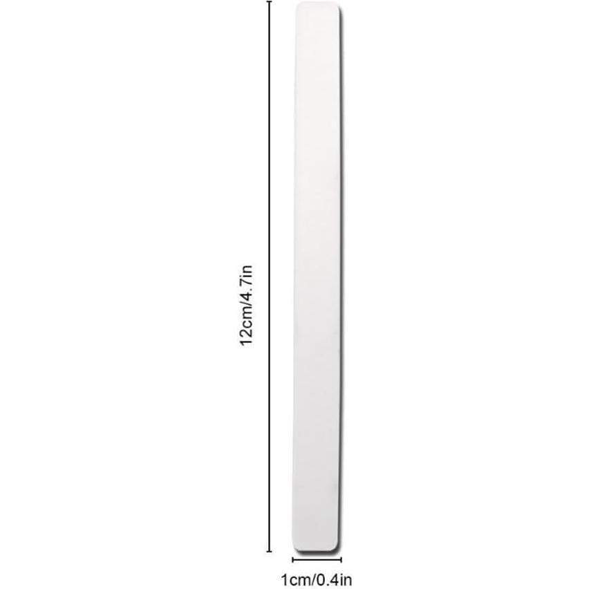 50 Etiquetas de Identificación de Suelo Acrílicas Esowemsn 12cm