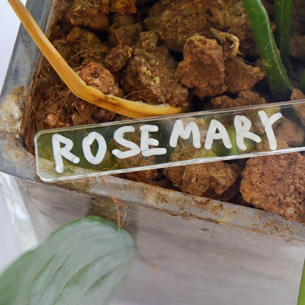 50 Etiquetas de Identificación de Suelo Acrílicas Esowemsn 12cm