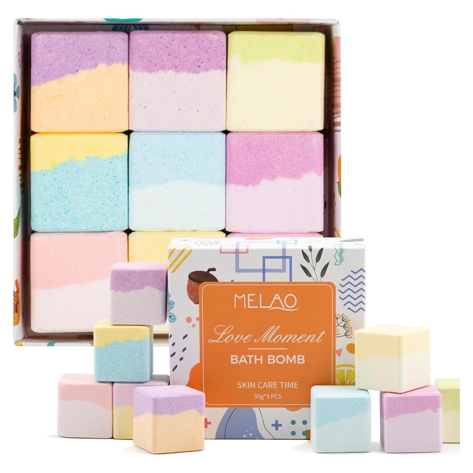 Juego de 9 Bombas de Baño Efervescentes Agudan - Aromaterapia