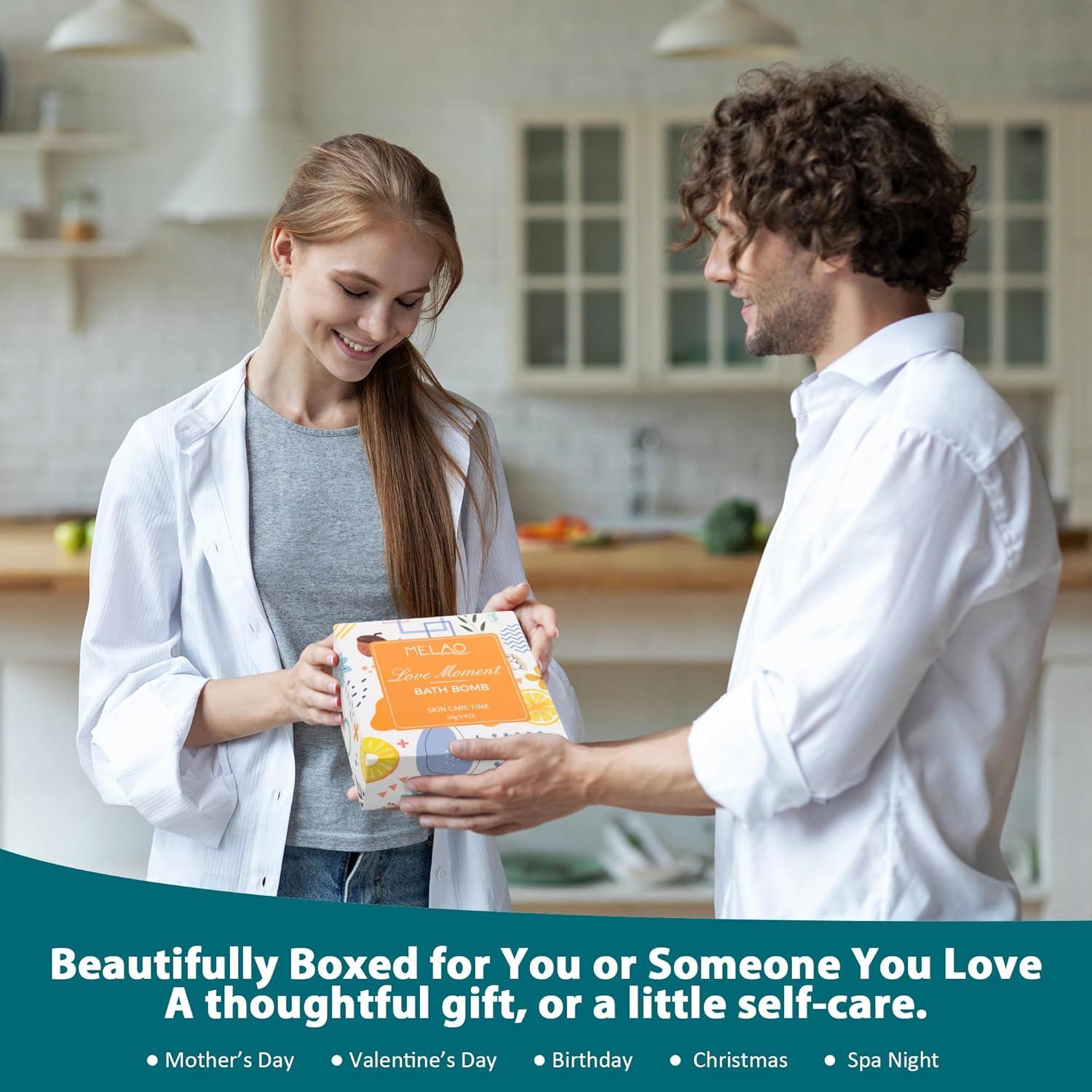 Juego de 9 Bombas de Baño Efervescentes Agudan - Aromaterapia