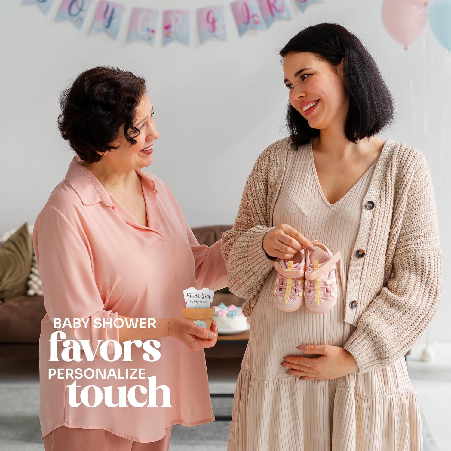 Juego de 6 Papeles Semilla Body Verde con Macetas Naranjas