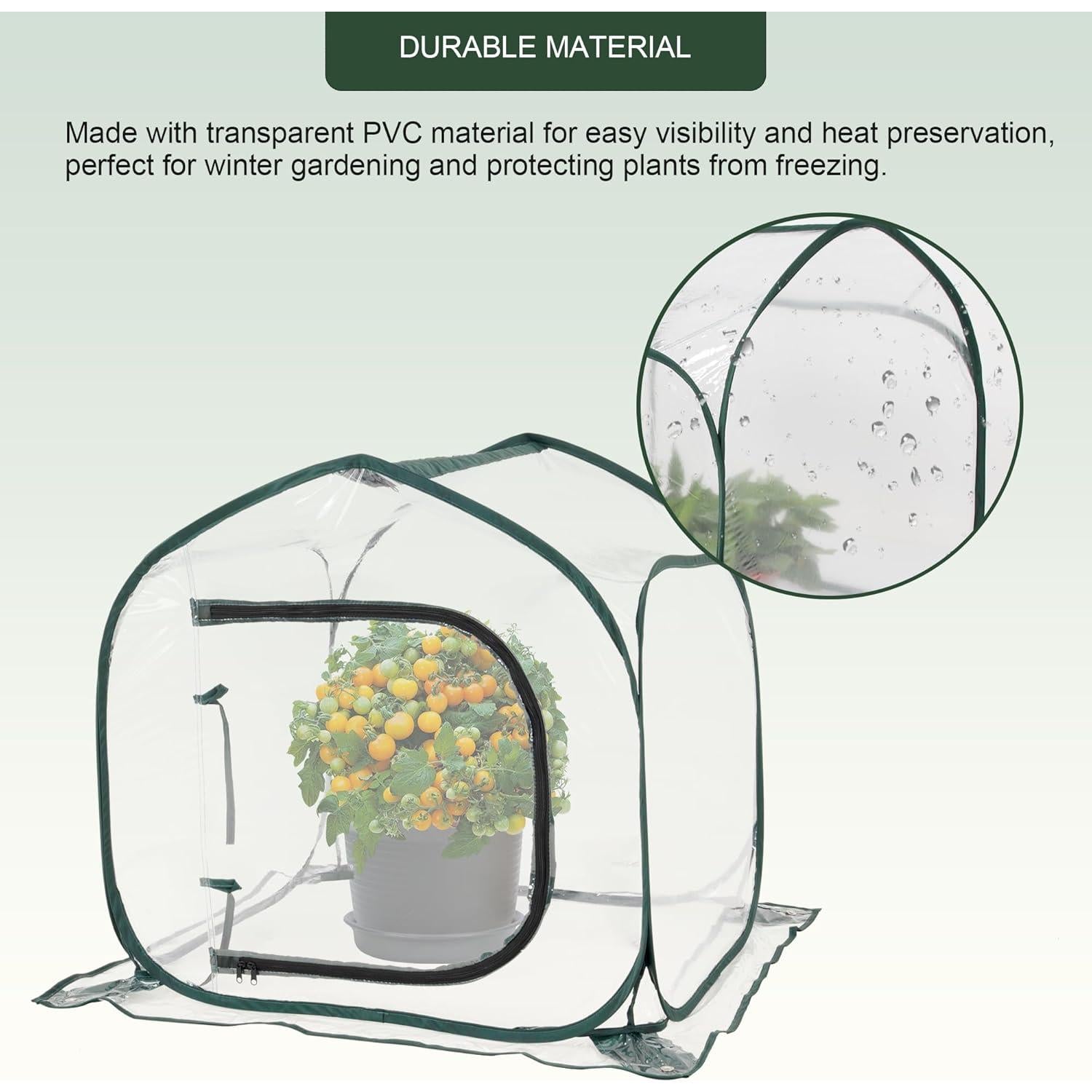 Mini Invernadero Plegable Toboom 80x80 cm Transparente